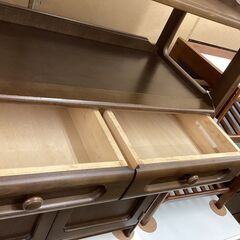 廃盤🔔Karimoku/カリモク🔔電話台🔔希少🔔オールド🔔2393の画像