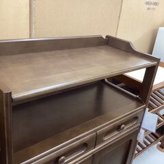 廃盤🔔Karimoku/カリモク🔔電話台🔔希少🔔オールド🔔2393の画像