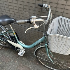 東京23区配達無料🌈ブリヂストン アシスタ　8.1Ah リチウム 電動自転車 中古　BS 1367の画像