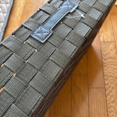 【800円】超美品 収納ボックス 収納カゴ 収納バスケット 長方形バスケット お菓子入れ 果物入れ おもちゃ入れ 靴下入れ の画像