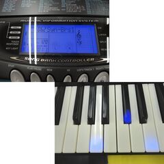 カシオ 光ナビゲーションキーボード LK-70BL 61鍵盤 スタンド付き CASIO 電子キーボード 鍵盤楽器 西岡店の画像