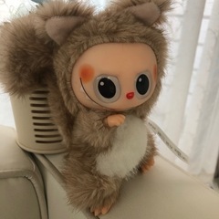 ラブブ　縫いぐるみキーホルダーの画像