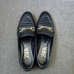 お取引者様決定【ZARA】レザー ローファーの画像