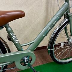中古車 24インチ キッズ自転車 内装3段変速 オートライト仕様 ジュニアサイクル JOY「フェリシア」【高針店在庫品】の画像
