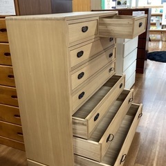 チェスト7段【町田市再生家具】　251553の画像