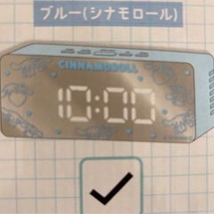 シナモンロール　ミラークロック（新品）の画像