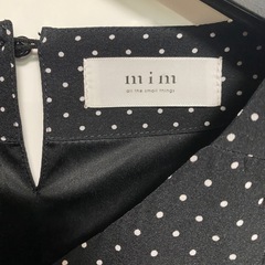 mimドットワンピースの画像