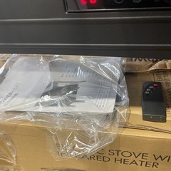 QVCジャパン　暖炉型ヒーター　DFI－5010－01　リモコン・取扱説明書付き 一か月保証付き　【リサイクルショップ道楽屋】の画像