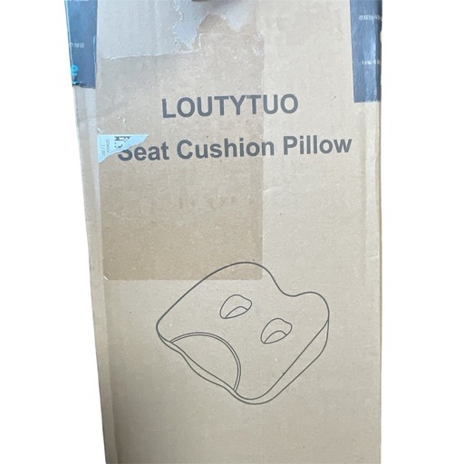 シートクッション枕 100%低反発素材 洗濯可能なカバー