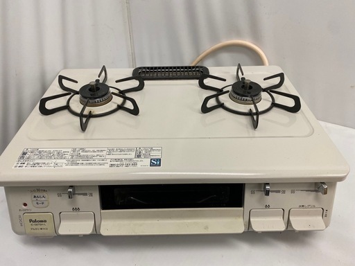 【売却済】ガスコンロ　中古（パロマ IC-S87SH-L） IC-S87-L