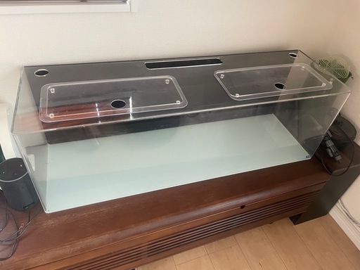 オーダーアクリル水槽セット100×30×30cm（蓋付き）