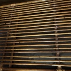 ラタンベッドシングルフレームの画像