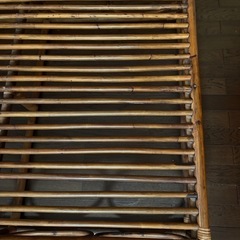 ラタンベッドシングルフレームの画像