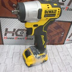 デウォルト DEWALT DECF902 インパクトレンチ 中古美品 バッテリ10.8V二個/充電器 【ハンズクラフト宜野湾店】の画像