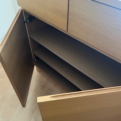 無印良品　キャビネット　キッチン棚　棚の画像