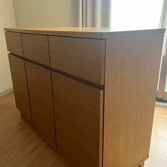 無印良品　キャビネット　キッチン棚　棚の画像