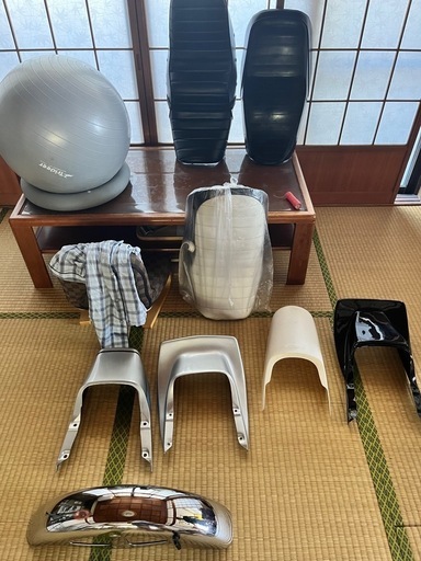 [美品]当時物　純正XJ400.550メッキフロントフェンダー