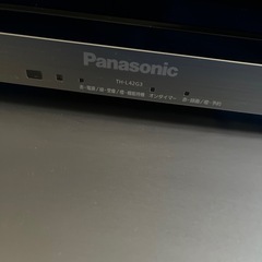 Panasonic42型テレビの画像