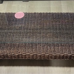 天然素材リゾートテーブル（アバカ）の画像