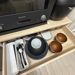 食器棚 収納高 ゴミ箱上ラック　の画像