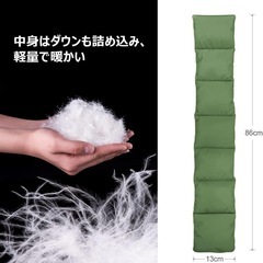 ❤️新品未使用❤️巾着付き ダウンマフラー マフラー ネックウォーマー 防寒 黒の画像
