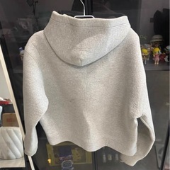 Miu Miu Felpa Zip-Front Hoodieの画像