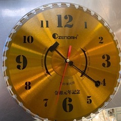 ゼノア　記念品チップソー時計
の画像