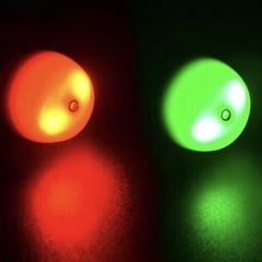 (新品未使用)電気ウキ(レッドとグリーンあります)(🔴🟢)(電池付き)1個600円の画像