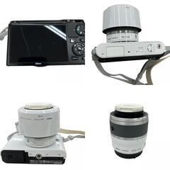 186000 現状品 Nikon ニコン Nikon デジタル一眼レフ　J1 Wズームキット Nikon　1　J1  ホワイト [250128HM140218]の画像