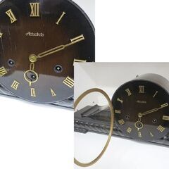 昭和レトロ　Aichi/愛知　置き時計　日の出型置き時計 ぜんまい式　ジャンク扱い 当時物 アイチ 札幌 北20条店の画像