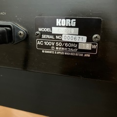 KORG コルグ　電子ピアノの画像