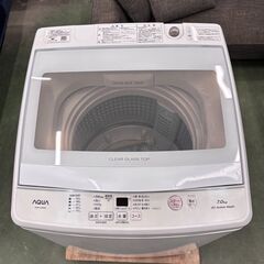 大阪送料無料★3か月保障付き★洗濯機★アクア★7kg★2022年★AQW-S7M★SS123の画像