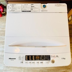 美品高年式⭐️5.5kg洗濯機(2024年製)【グッディーズ】の画像