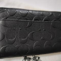 COACH長財布　黒の画像