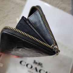 COACH長財布　黒の画像
