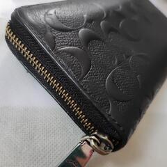 COACH長財布　黒の画像