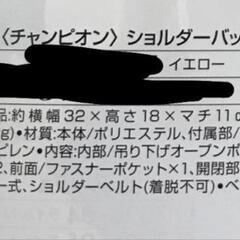 チャンピオン  ショルダーバッグ、ユーズド美品の画像