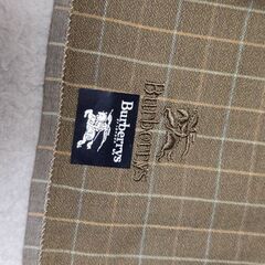 BURBERRY DAKS 紳士 大判ハンカチ バーバリー チェック エチケットの画像