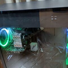 光るゲーミングPC/Core-i7/Win11/GTX1650/BDドライブ/全国配送可能の画像