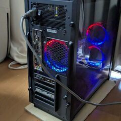 光るゲーミングPC/Core-i7/Win11/GTX1650/BDドライブ/全国配送可能の画像