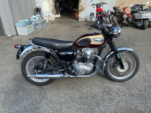 カワサキ　W650 書付　実動　ベース　部品取り　EJ650A