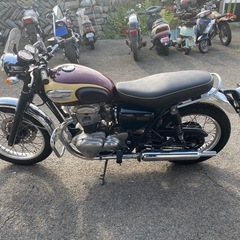カワサキ　W650 書付　実動　ベース　部品取り　EJ650Aの画像