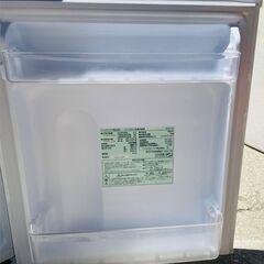 【❗️✨コンパクト2ドア✨❗️】アイリスオーヤマ 冷蔵庫 AF81-W 81L 2020年製✨簡易清掃・動作確認済み❗️の画像