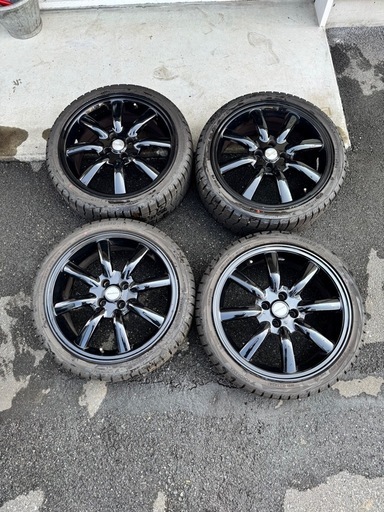 アバルト595コンペ､205/40/R17アルミホイール4本、タイヤ　ヨコハマアイスガード