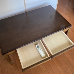 ローテーブル引き出し付きの画像