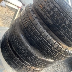 タイヤホイール4本セット⭐️ダイハツ⭐️ダンロップ＆ブリジストン 145/80R12の画像
