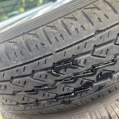 タイヤホイール4本セット⭐️ダイハツ⭐️ダンロップ＆ブリジストン 145/80R12の画像