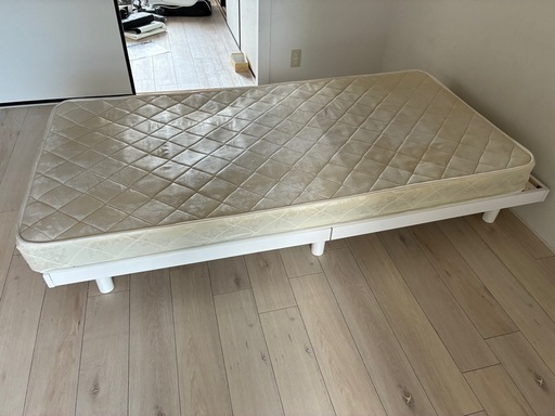 シングルベット　マットレス付き
