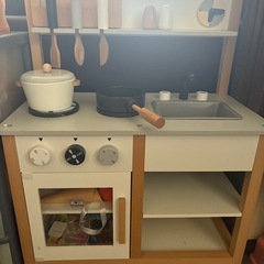 🍳 木製おままごとキッチンセットの画像