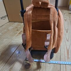 キャリーケース　クマぬいぐるみリックの画像